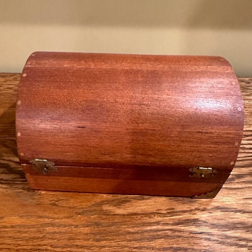 Vintage Wooden Jewelry Box